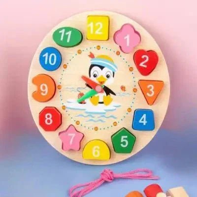 Jouet en Bois - WoodenToys™ - Horloge - Bébé veut tout