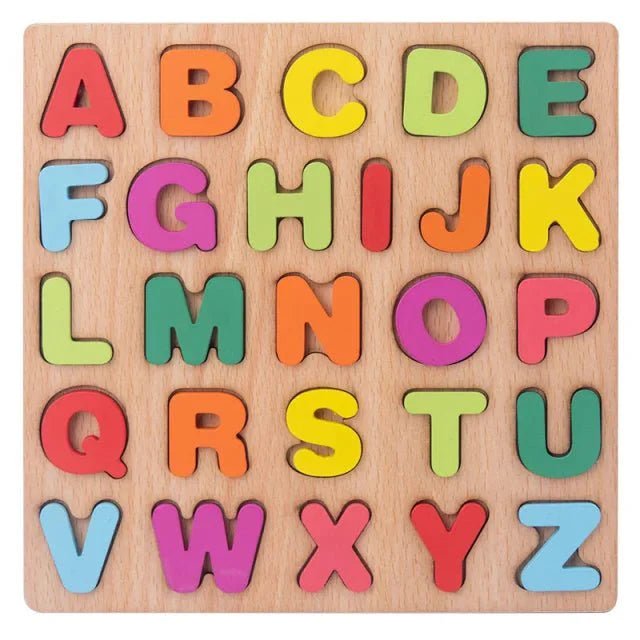 Puzzle en Bois - MontessoriToys™ - Alphabet - Bébé veut tout