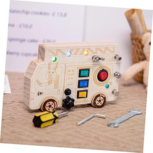 Tableau Montessori - BusyBoardCircuit™ - Camion de pompier - Bébé veut tout